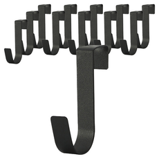 아이메이트 다용도 후크걸이, 블랙, 12개