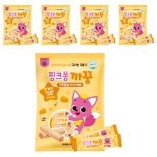 핑크퐁 까꿍 곡물 크리스피롤 24p, 치즈맛, 120g, 5개