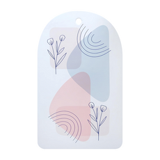 TROMSO 美好生活 抗汙造型隔熱墊 E02 24 x 15cm, 白色 + 粉色 + 粉藍色, 1個