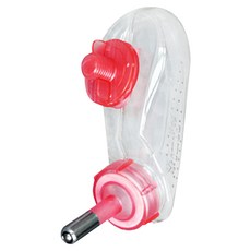 CrazyPAWS 瘋狂爪子 寵物掛式飲水器 寵物提籠配件, 可拆式滾珠水壺, 粉色, 1個