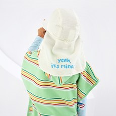 MARI N MORI 兒童夏季微笑遮陽帽