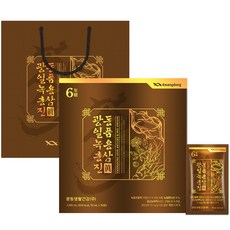 Kwangdong 極品鹿茸紅蔘濃縮液 30包入+購物袋, 2.1L, 1組