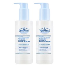 더페이스샵 닥터벨머 아미노클리어 약산성 젤 폼 클렌저, 190ml, 2개