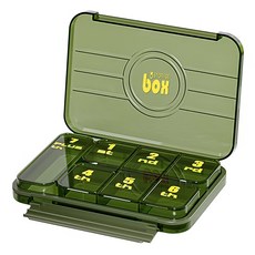 便攜式7日藥盒 7格(17 x 13 x 3cm) 北歐綠, 1個