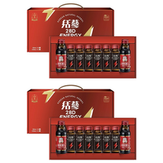 正官庄 活蔘28D ENERGY BOX 活力禮盒 500ml 2盒 紅蔘能量飲