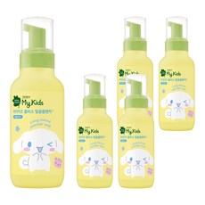 GREEN FINGER 綠手指 My Kids Plus三麗鷗版孩童潔顏慕斯, 5瓶, 200ml