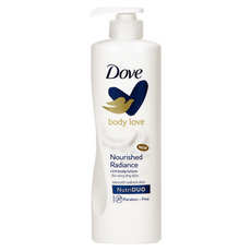 Dove 多芬 Body Love系列 保濕亮澤身體乳液 富含NutriDUO 適用於非常乾燥的皮膚, 400ml, 1瓶