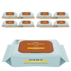 KUNDAL 昆黛爾 10倍高濃縮柔軟香氛烘衣紙 依蘭香, 80張, 8包