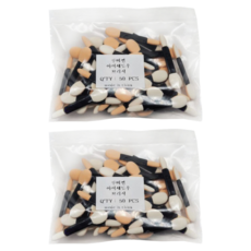 雙頭眼影刷, 單色, 100支