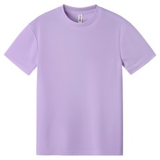 glimmer 男女通用 涼感 透氣 Dry-Coolon 短袖 T恤 MDBT122TS, 淺紫色