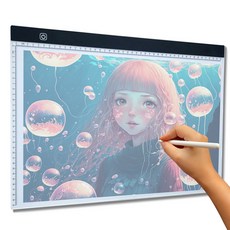 Vellian 繪圖練習透寫台 3段亮度調節邊緣型 + USB傳輸線套組, 1套