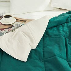 MURO 無路 雙面薄被 2入組, Star Green