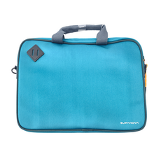SUPANOVA 輕便電腦袋 100%聚酯纖維 馬賽克藍, 35 x 24.5 x 4cm