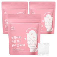 salrimsidae 啵啵發泡馬桶清潔劑 4入, 3個, 160g