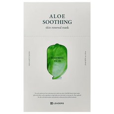 LEADERS 麗得姿 蘆薈舒緩修復面膜, 10片, 1盒