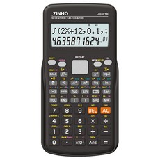 JINHO 京禾 JH-216 工程型計算機 417個功能 12位元大型LCD數字顯示 雙行顯示, 1個