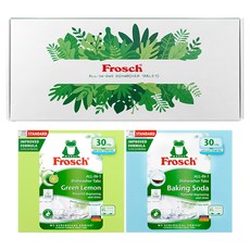 Frosch 德國小綠蛙 洗碗機洗滌劑 綠檸檬 + 蘇打 禮盒組, 1套