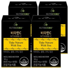 뉴트리코어 비타민C 36g, 60정, 4개