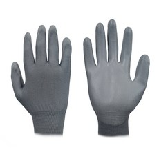 PU 手掌塗層手套灰色雙手套組, 20套