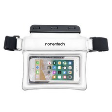 로랜텍 썸핫 수납 스마트폰 힙색 방수팩, 화이트, 1개