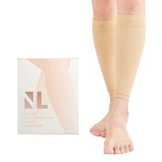노멀라이프 올데이 종아리 압박밴드 스킨 2p, 1개, 종아리/무릎형