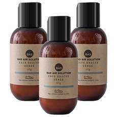 鞋臭腳臭除臭劑, 3瓶, 60g