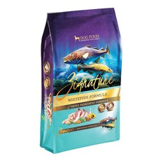 지그니쳐 전연령 강아지 포뮬라 건식사료, 흰살생선, 11.36kg, 1개