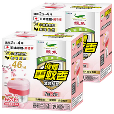 鱷魚 全自動電蚊香器, 46ml, 2個