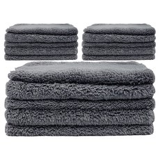 World Clean 咖啡館抹布 超級毛巾 灰色, 15個