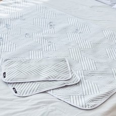 리브맘 듀라론 아이스쿨링 쿨젤 부스터 냉감패드, 화이트, 쿨매트