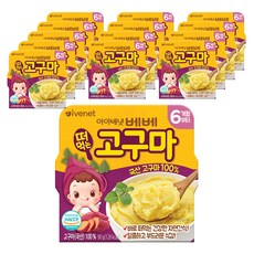 Ivenet Bebe 孩童蔬果泥, 地瓜口味, 90g, 14個