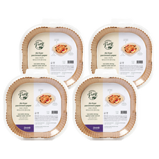 프로그 무표백 에어프라이어 종이호일, 23cm, 100개입, 4개