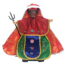 A-ONE 匯旺 牛魔王 披風傳統布袋戲偶，傳統工藝製作，親子互動玩具, 1個