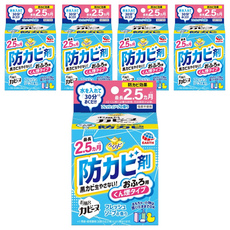 EARTH 地球製藥 衛浴防霉煙霧劑, 浴室用, 持久防霉效果可達2.5個月, 清新皂香, 170g, 5盒