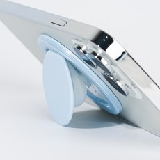redbean 45度支架 矽膠 MagSafe 果凍 氣囊支架 CP-H1MG-T, 糖果蘇打(CP-H1MG-TBL), 1個