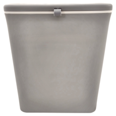 UdiLife 優的生活大師 百研 多用途滑蓋垃圾桶 9L外桶/6.5L內桶, 灰色