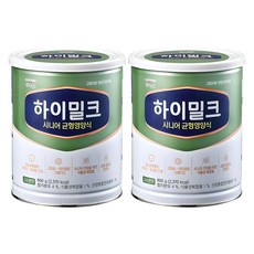 하이밀크 시니어 균형영양식, 600g, 2개