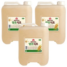 해표 양조식초, 15L, 3개