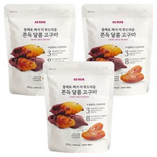 CCTETE 쫀득 달콤 고구마, 500g, 3개