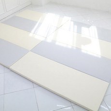 플레이베베 레체 확장형 티니 4단 유아 폴더매트 2p, 그레이