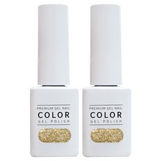 더젤 프리미엄 젤네일, 234호 나비다드 골드, 10g, 2개