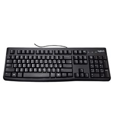 logitech 羅技 K120 有線鍵盤 USB, Black, YU0042, 深凹式