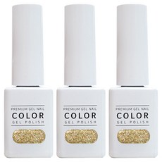 더젤 프리미엄 젤네일, 234호 나비다드 골드, 10g, 3개