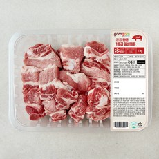 곰곰 한돈 1등급 갈비찜용 (냉장), 1kg, 1팩