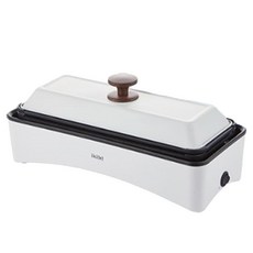 ikiiki 伊崎家電 丸樂煮藝電烤盤 2WAY多功能 附抹油刷/上蓋/章魚燒盤/木鏟/本體/深煎盤, IK-MC3601