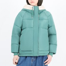 Elsso 女款基本百搭風連帽鋪棉外套