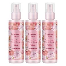 토니모리 프레그런스 가든 플라워 부케 샤워코롱 프루티 플로럴 머스크 향, 150ml, 3개