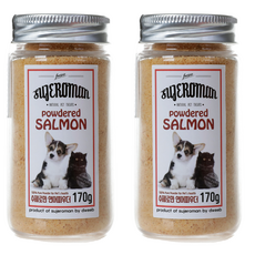 SUJEROMAN 반려동물 파우더 간식, 연어, 170g, 2개