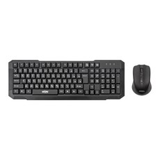 INTOPIC 廣鼎 2.4GHz無線鍵盤滑鼠組, KCW-959, 黑色, 一般型
