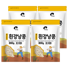 엉클탁 흰강낭콩, 800g, 4개
